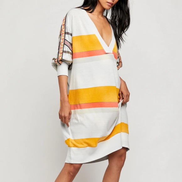 Free People Dresses & Skirts - FREE PEOPLE BEACHY BONANZA STRIPE DRESS S $128 NWT